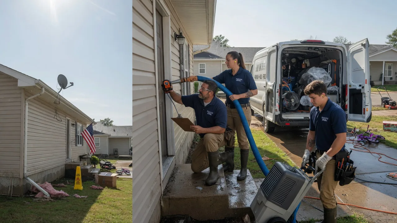 Ceiling Water Damage Restoration in Dryden, MI near me